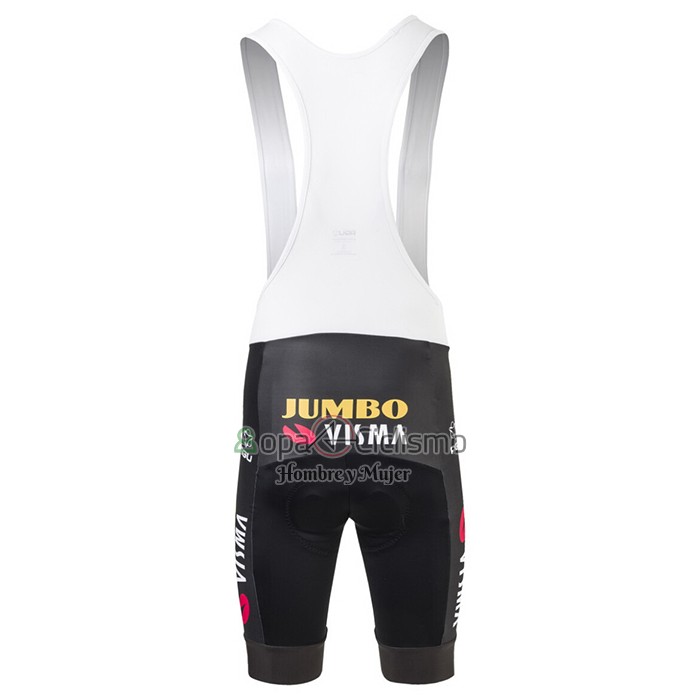 Jumbo Visma Ropa Ciclismo Culotte Corto 2021 Mangas Cortas AMarillo